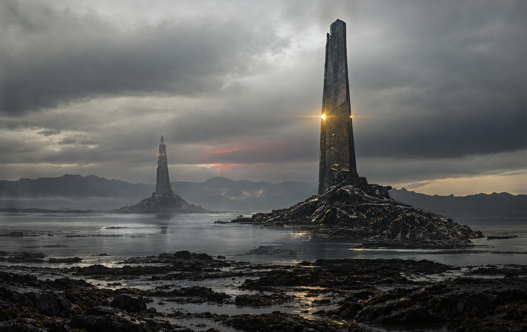 Guardians of the Portal — панорама разрушенного города